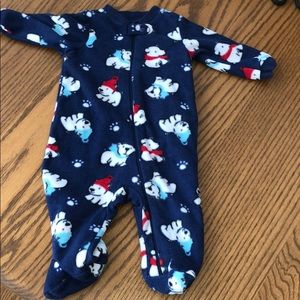 Polar Bear Footie 0-3 months